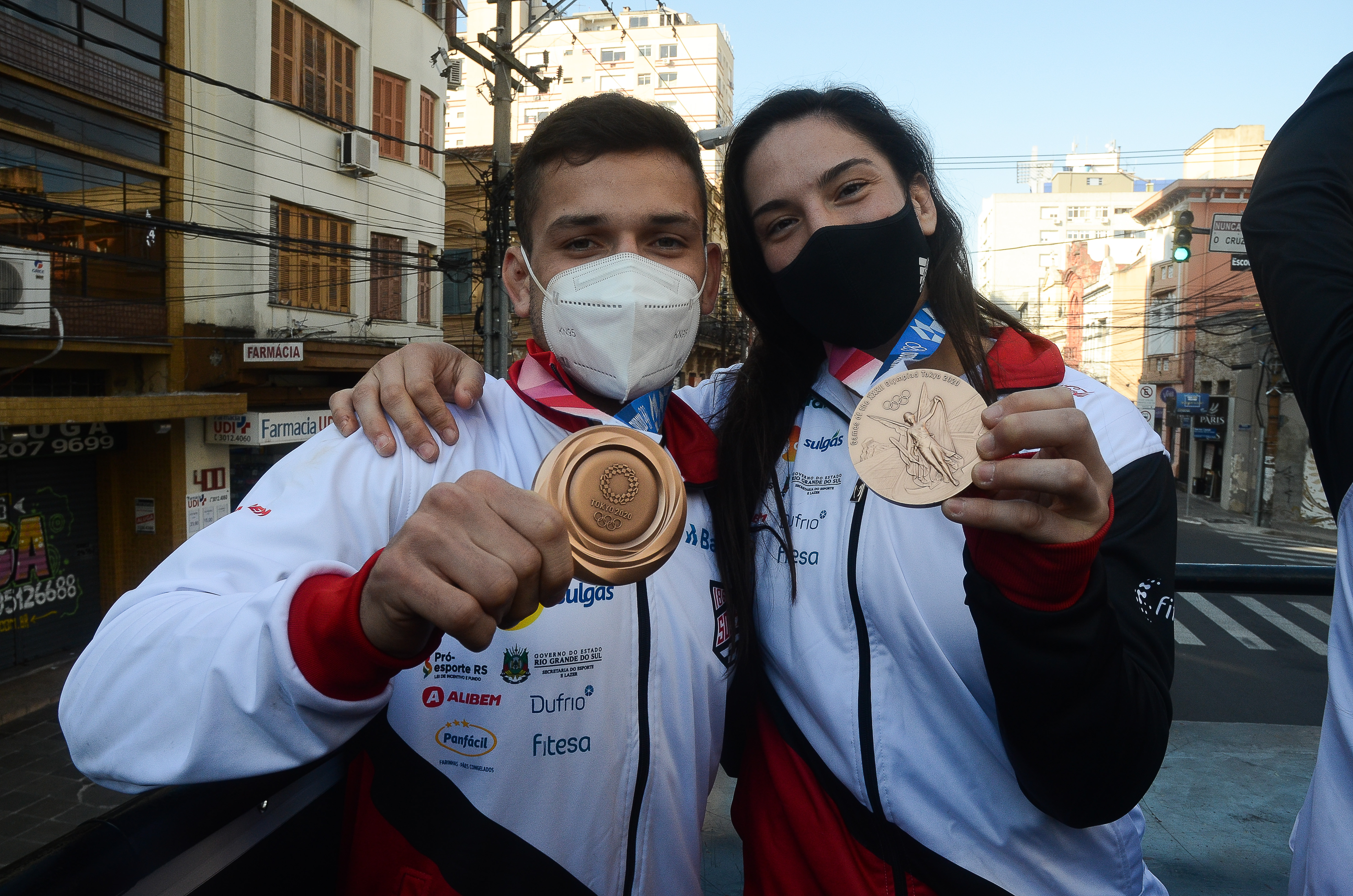 Atletas da Sociedade de Ginástica Porto Alegre – SOGIPA-RS e Minas Tênis Clube-MG retornam aos Clubes após conquista de medalhas nos Jogos Olímpicos de Tóquio