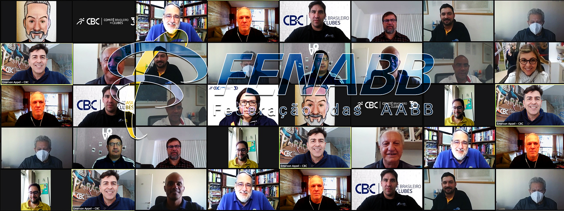 Federação Nacional de AABBs (FENABB) e Comitê Brasileiro de Clubes participam de reunião virtual para estreitar relação entre as entidades
