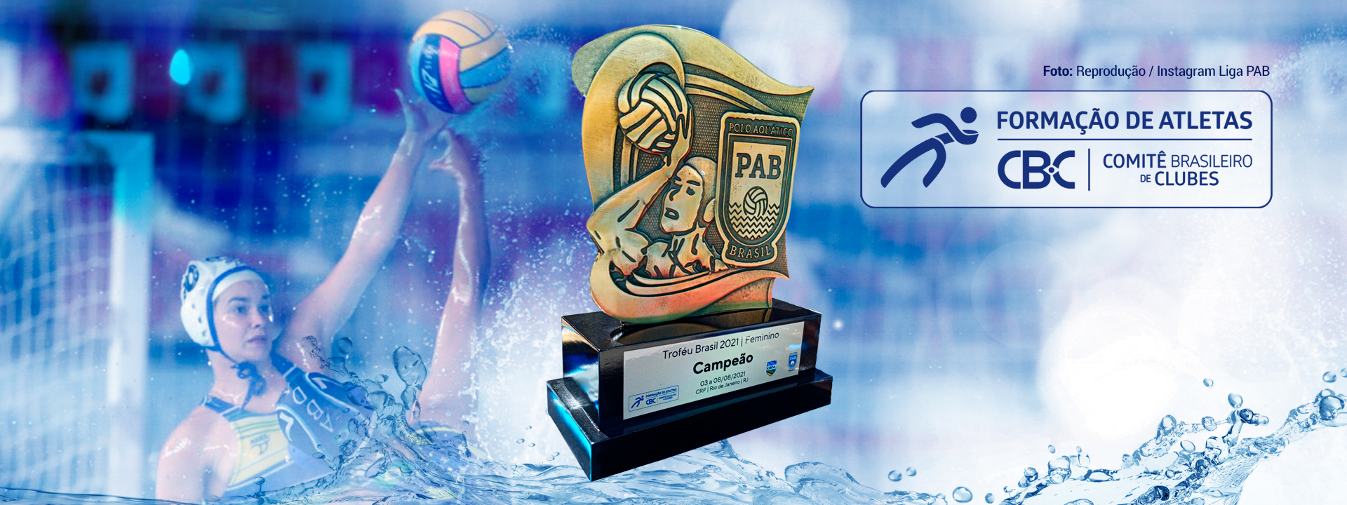 Liga Polo Aquático Brasil (PAB) realiza ação de fortalecimento da parceria com o CBC e inclui Selo de Formação de Atleta nos materiais do Troféu Brasil de Polo Aquático