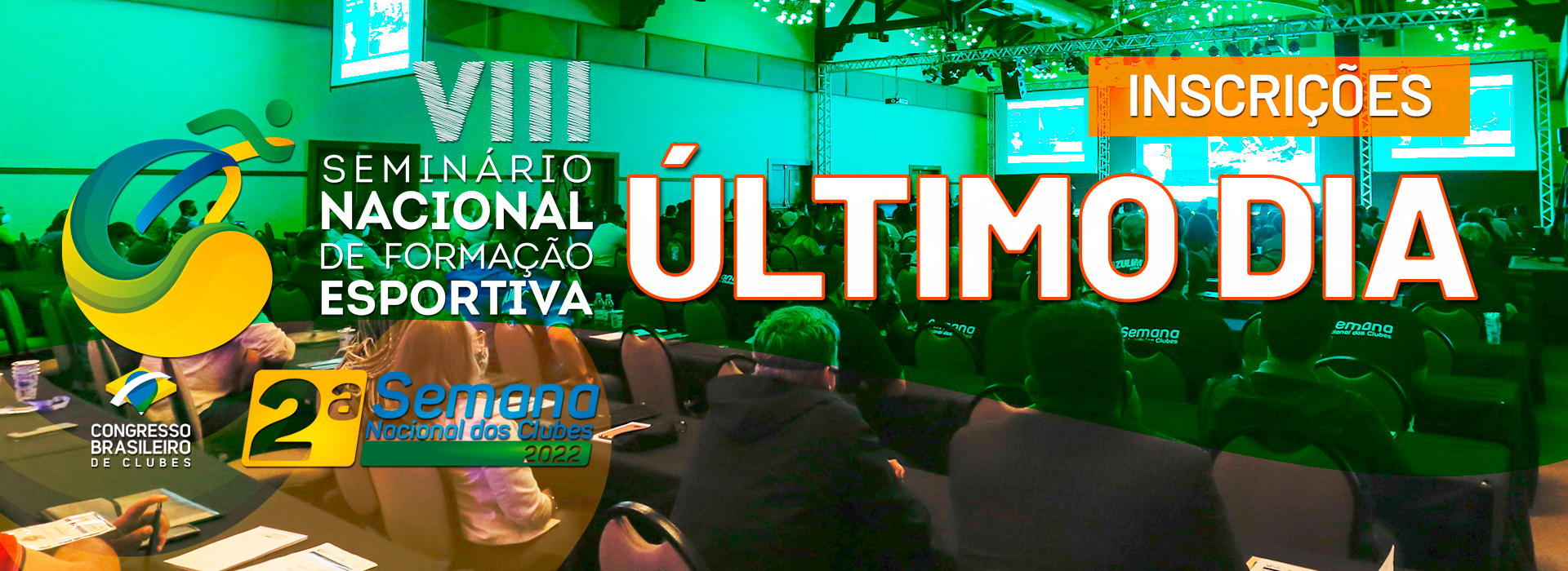 Prazo para inscrições no VIII Seminário Nacional de Formação Esportiva termina hoje