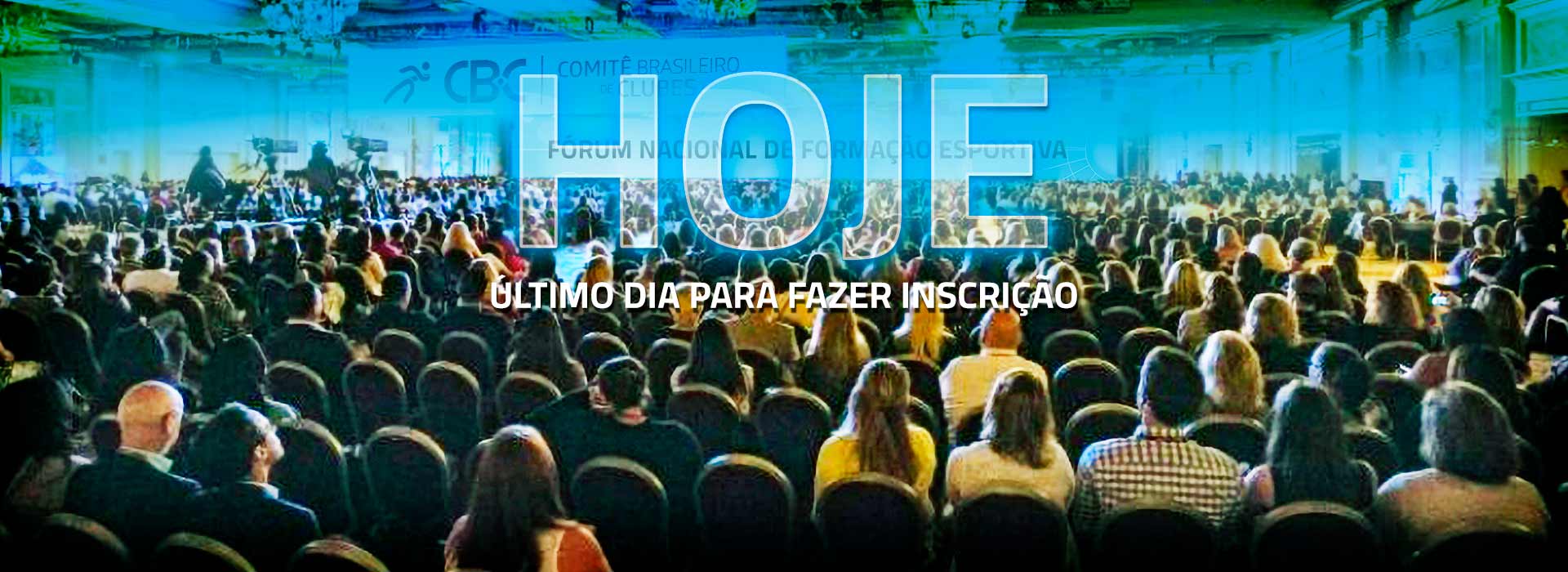 Último dia para inscrições no Fórum Nacional de Formação Esportiva