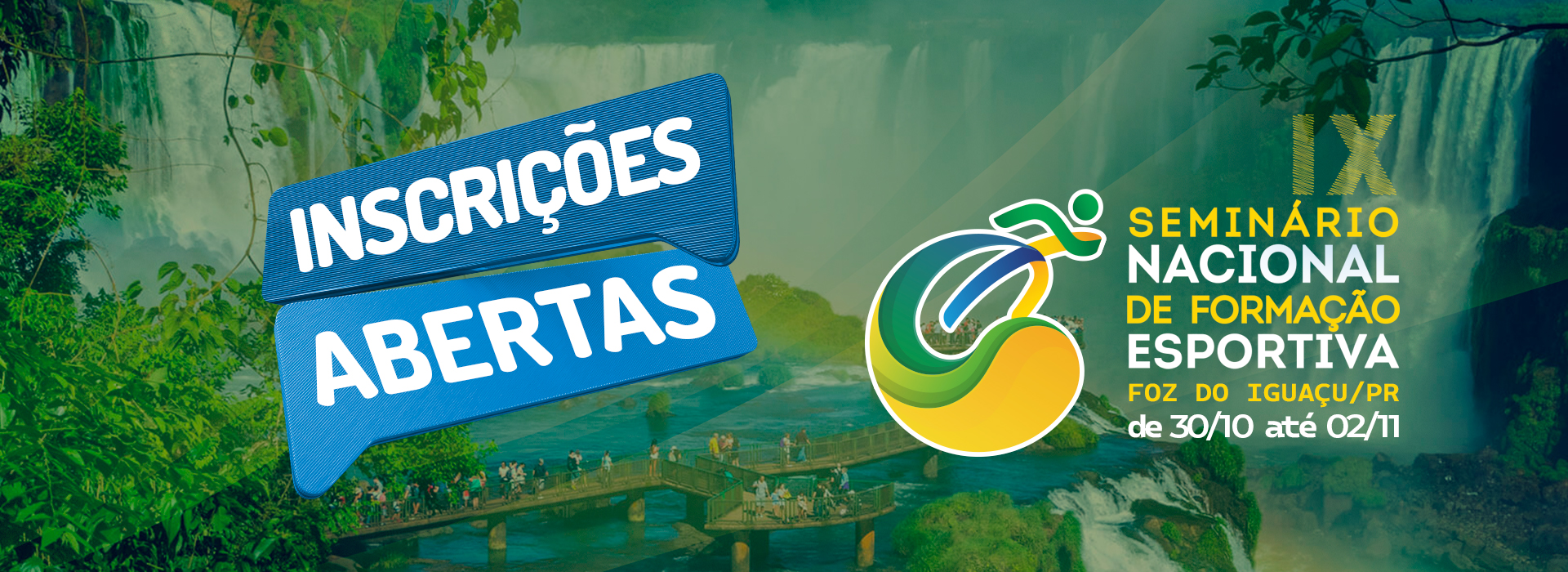 Inscrições abertas para o IX Seminário Nacional de Formação Esportiva