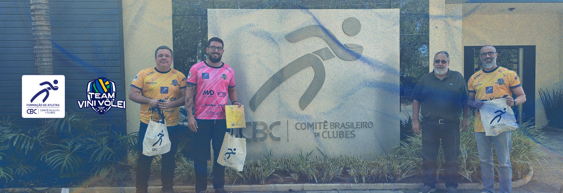 CBC recebe visita de representantes do Clube Team Vini Vôlei – SE 