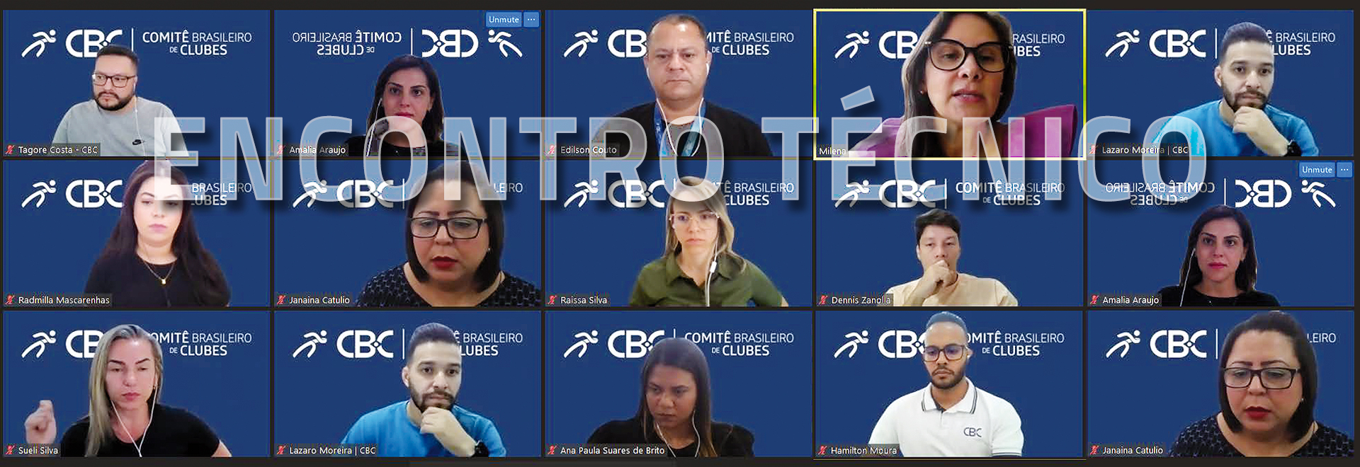CBC realiza encontro técnico com Clubes participantes do Edital nº 09 do Eixo MEE