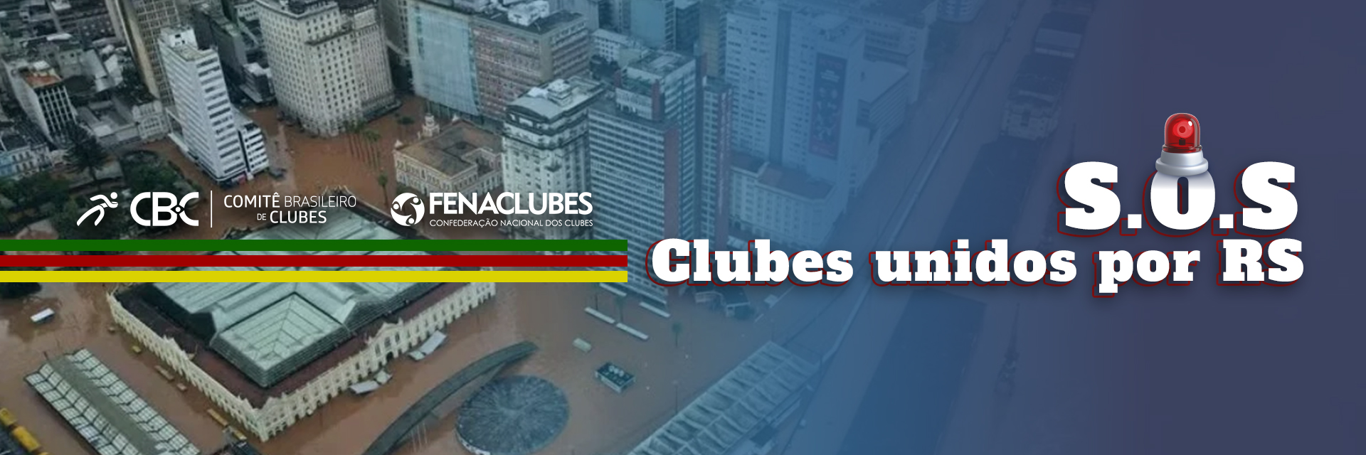 Ações de coragem e solidariedade dos Clubes gaúchos frente aos temporais! 