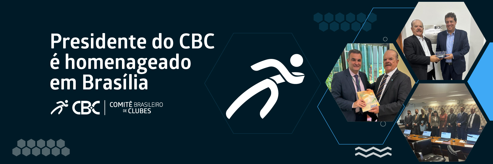 Presidente do CBC é homenageado em Brasília e cumpre agenda no Congresso Nacional