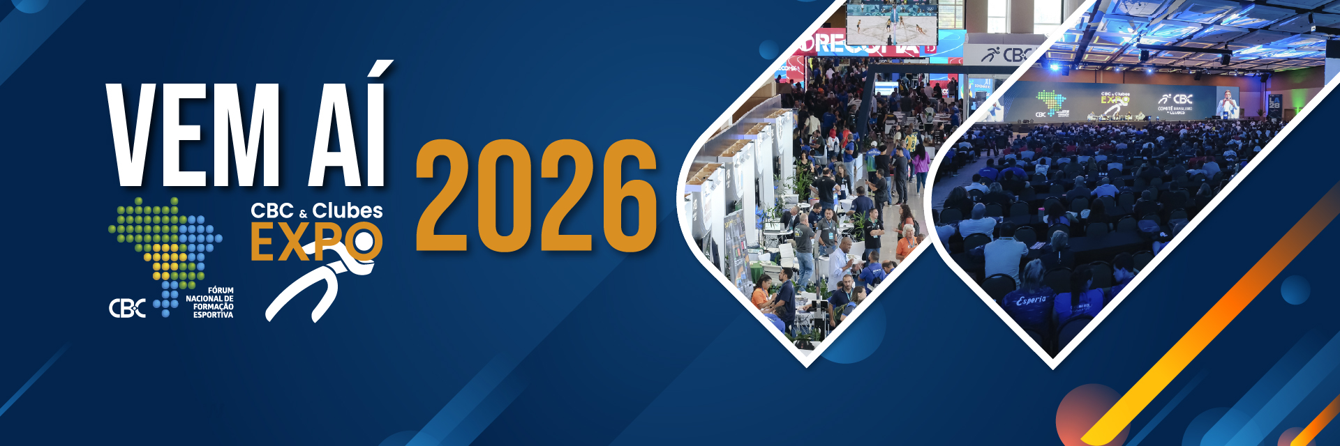 Fórum Nacional de Formação Esportiva e CBC & Clubes EXPO 2026 vêm aí!