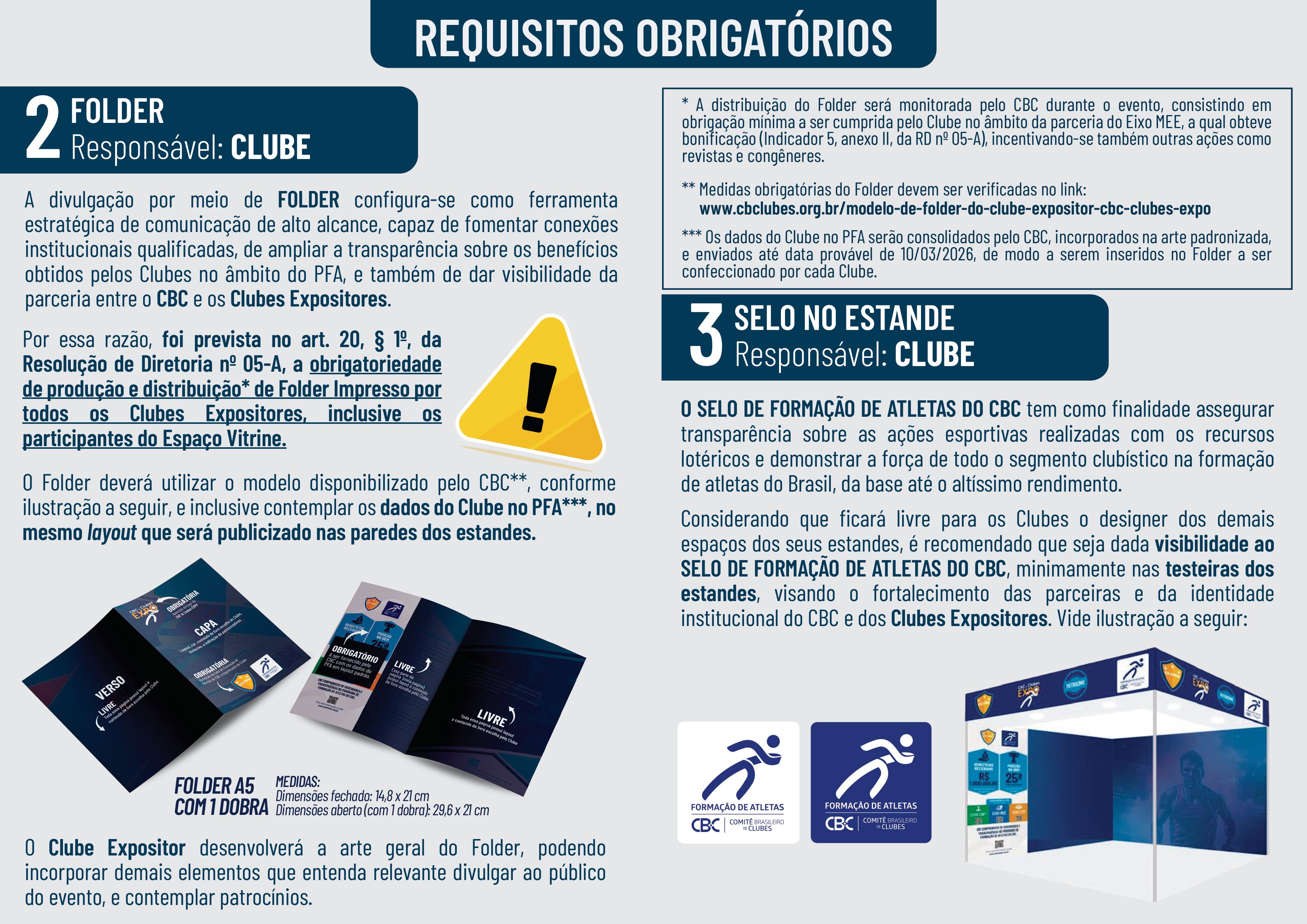 CADERNO DE REQUISITOS PARA CLUBE EXPOSITOR - CBC & Clubes EXPO