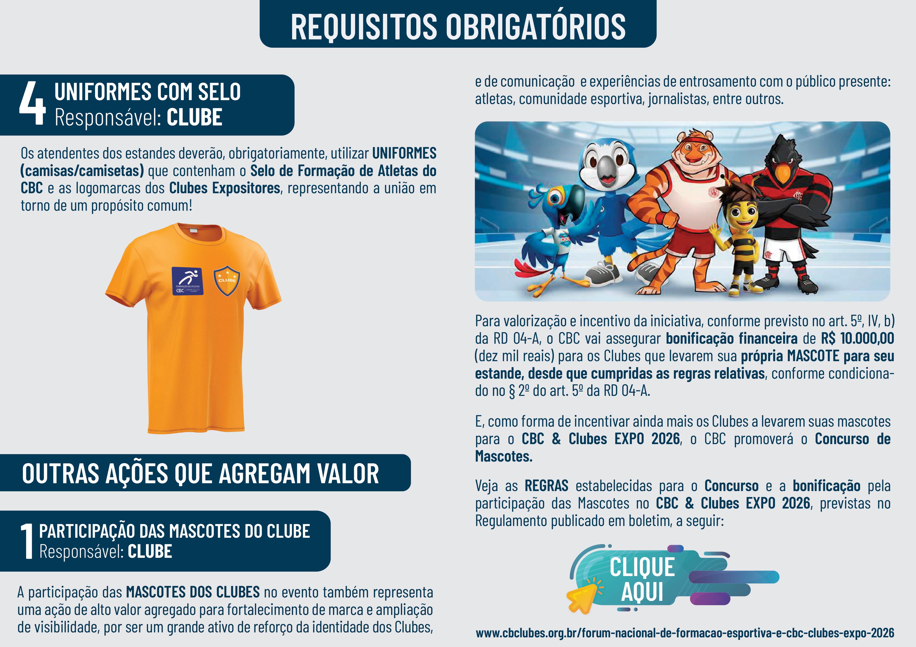 CADERNO DE REQUISITOS PARA CLUBE EXPOSITOR - CBC & Clubes EXPO