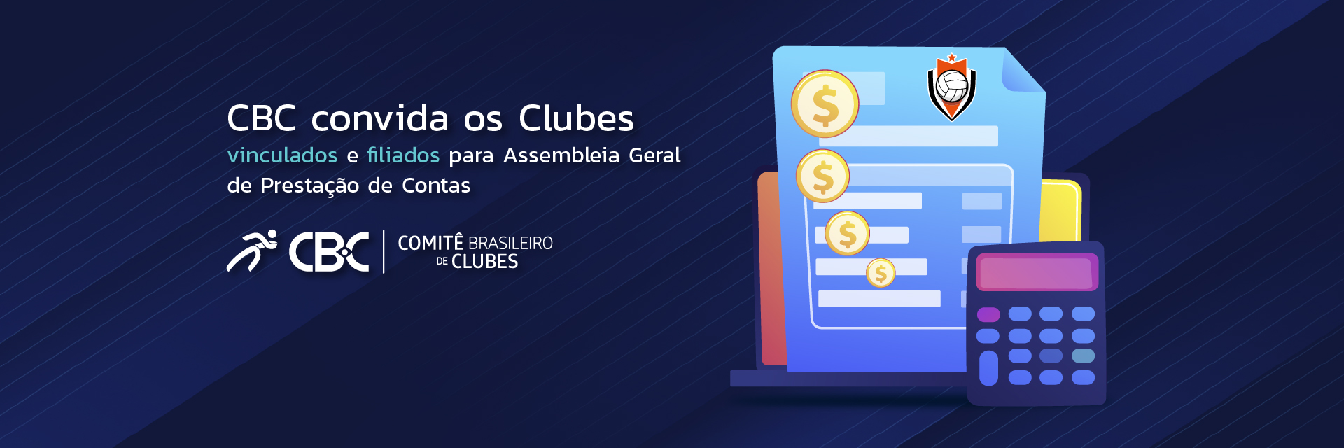 CBC convida Clubes vinculados e filiados para Assembleias Gerais