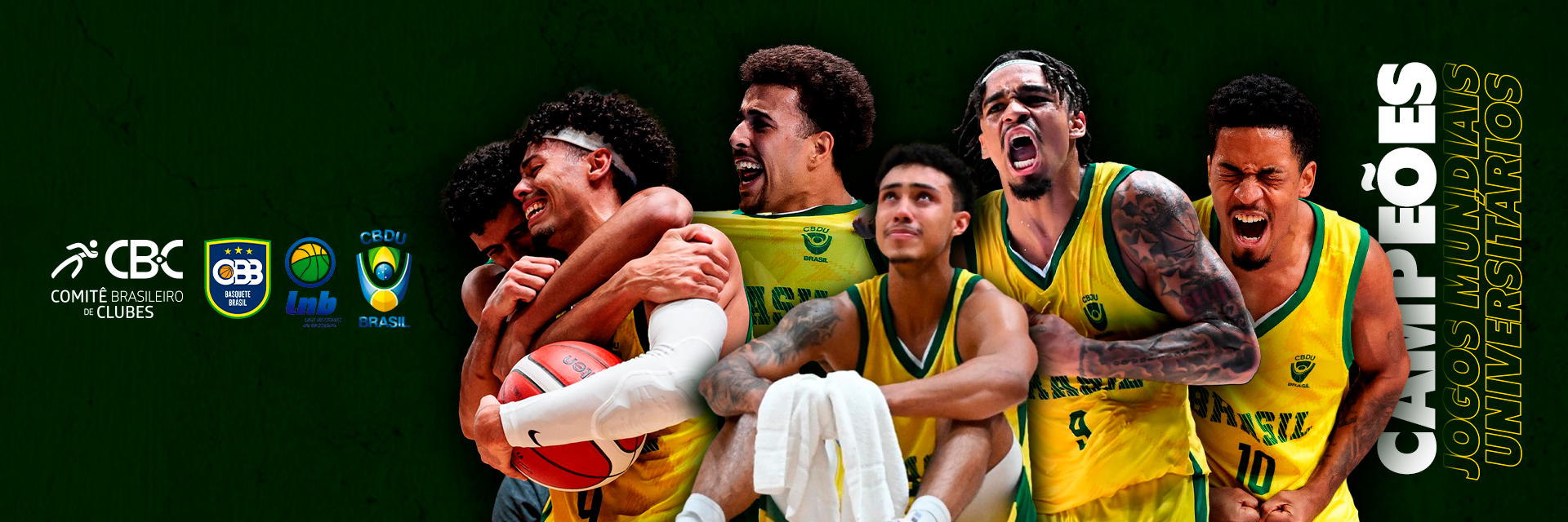 Brasil conquista ouro no Basquetebol masculino da Universíade