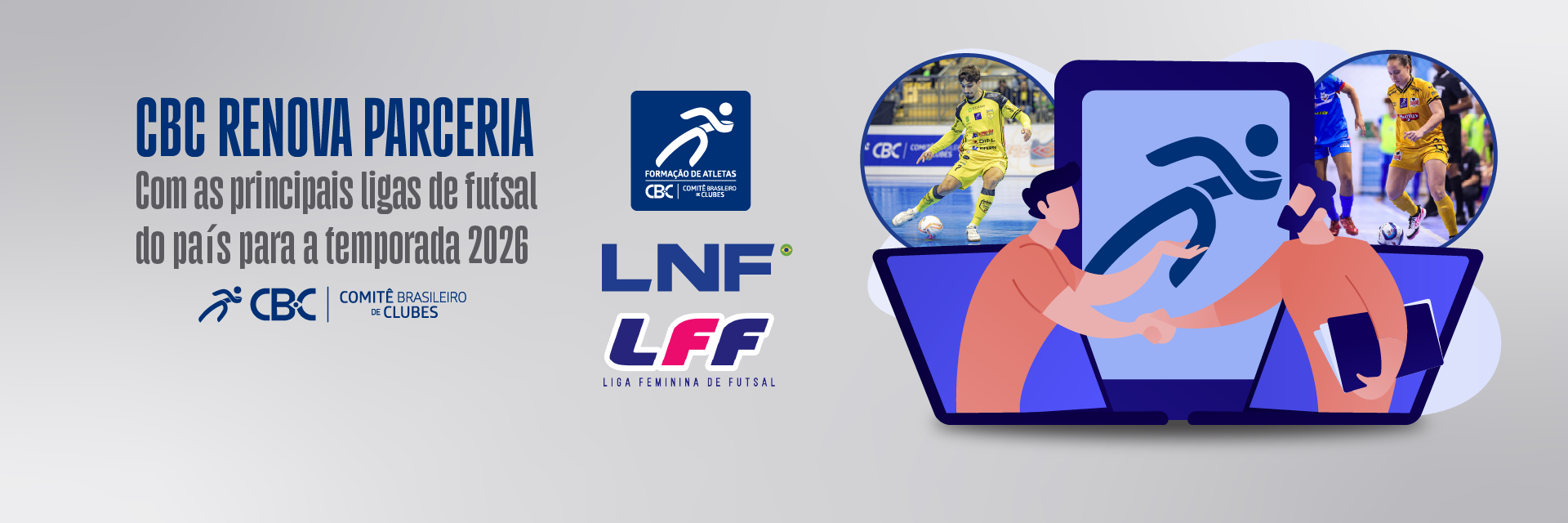 CBC renova parceria com as principais ligas de futsal do país para a temporada 2026