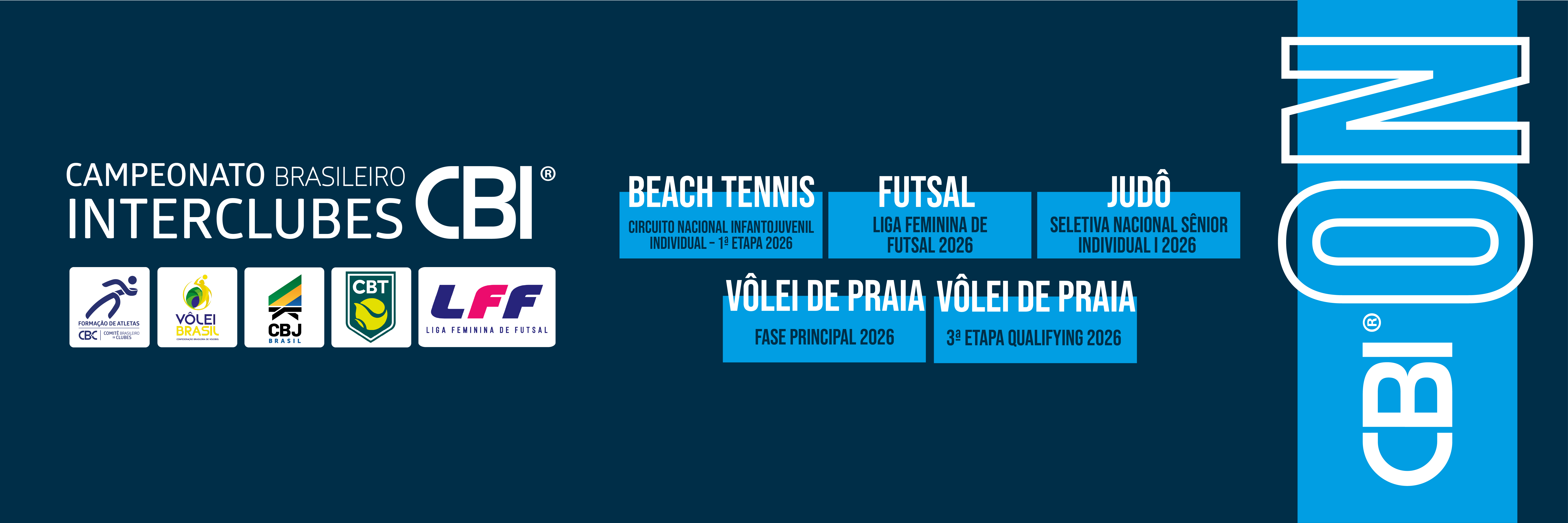 CBI® ON: Competições nacionais movimentam o calendário esportivo no início de abril