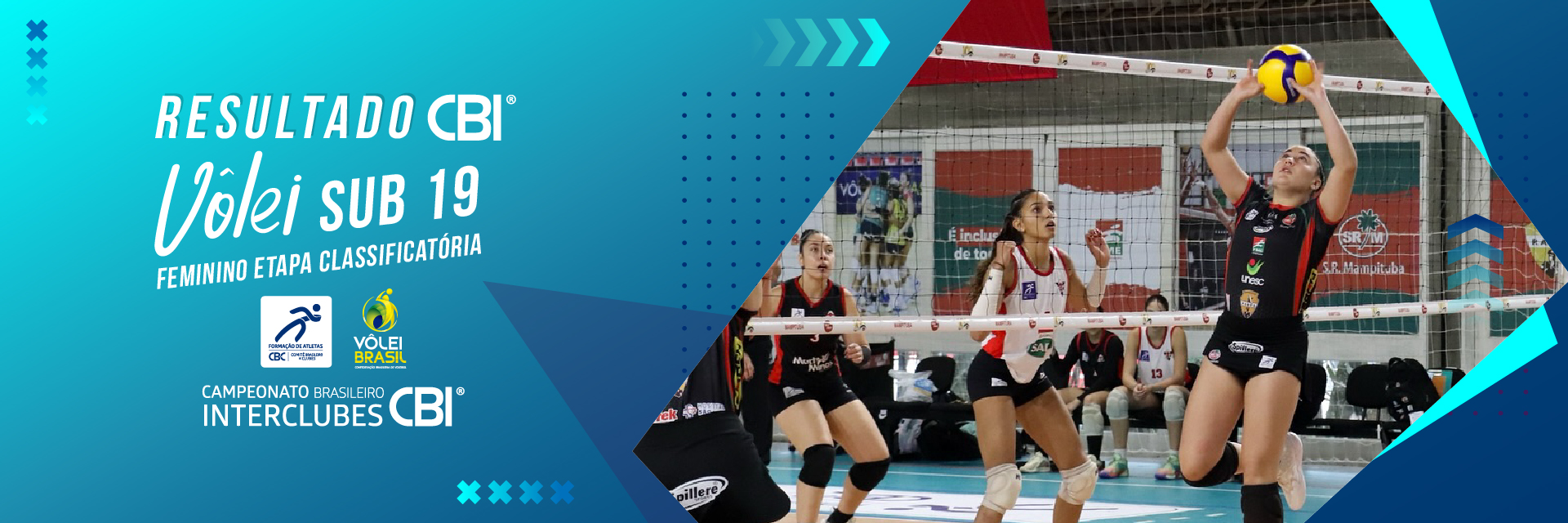 Resultado da etapa classificatória do CBI® de Voleibol Sub 19 Feminino
