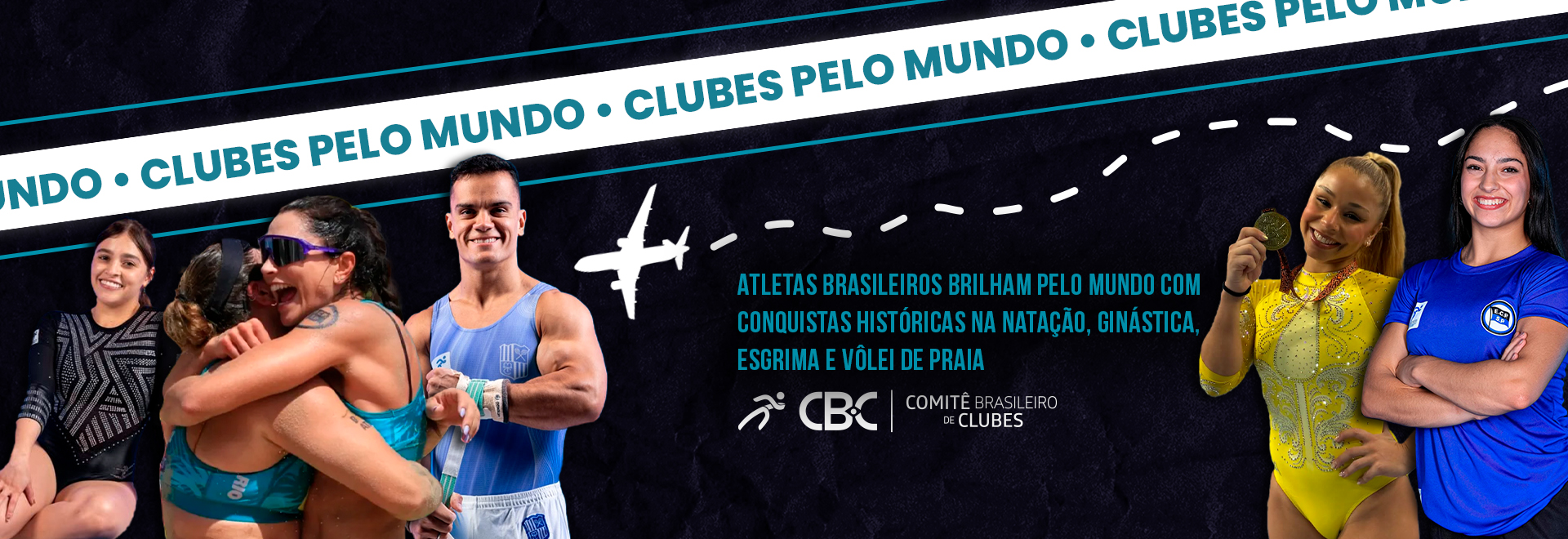 Clubes Pelo Mundo: Atletas brasileiros brilham pelo mundo com conquistas históricas na Natação, Ginástica, Esgrima e Vôlei de Praia