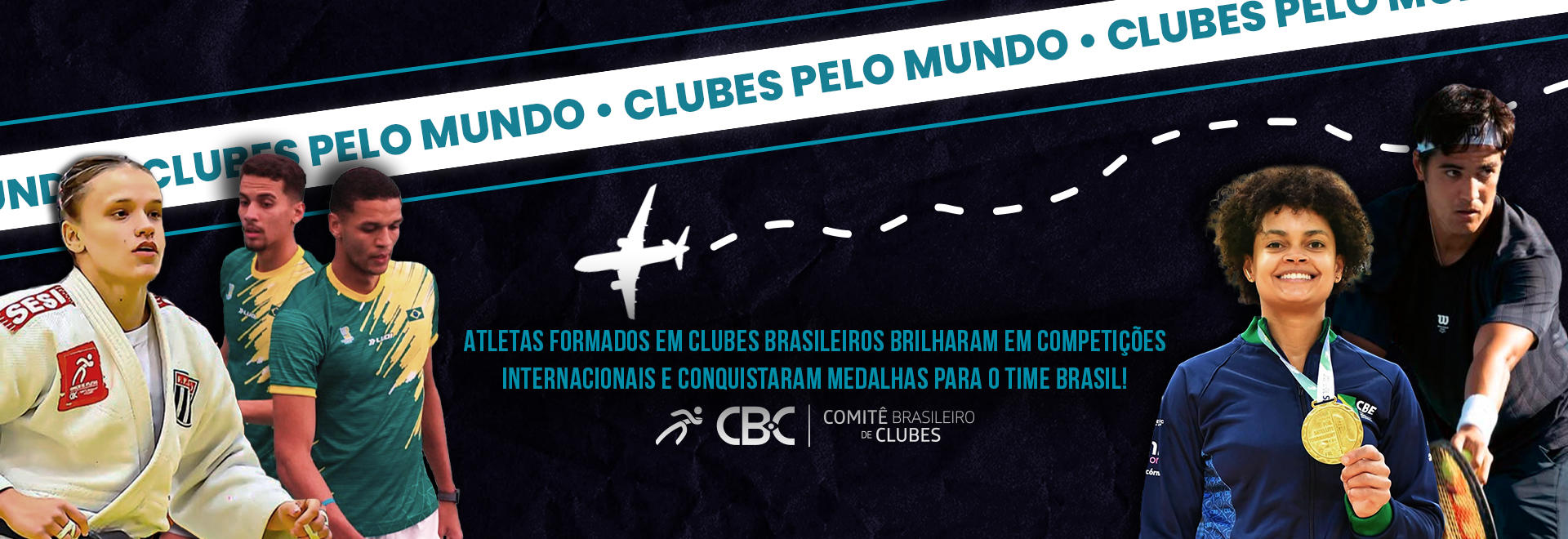 Clubes pelo Mundo: atletas formados em Clubes brasileiros conquistam medalhas em competições internacionais