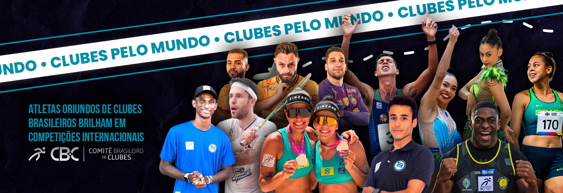 Clubes Pelo Mundo: Atletas oriundos de Clubes brasileiros brilham em competições internacionais