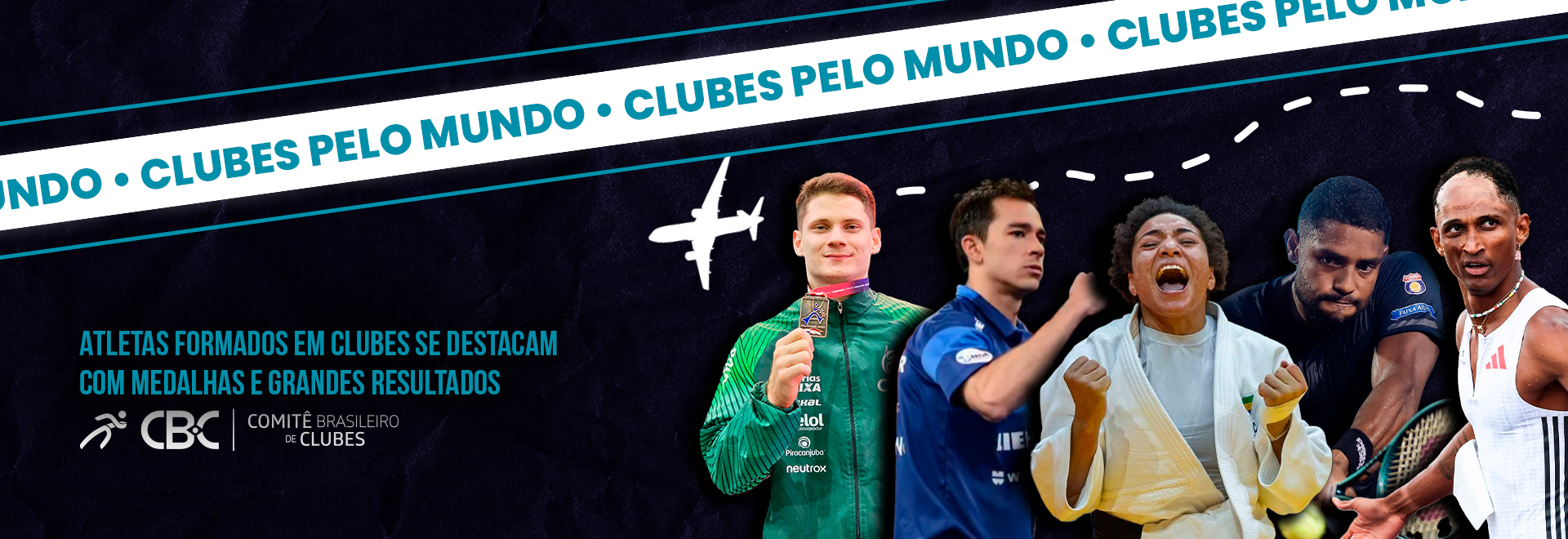 Atletas formados em Clubes se destacam com medalhas e grandes resultados