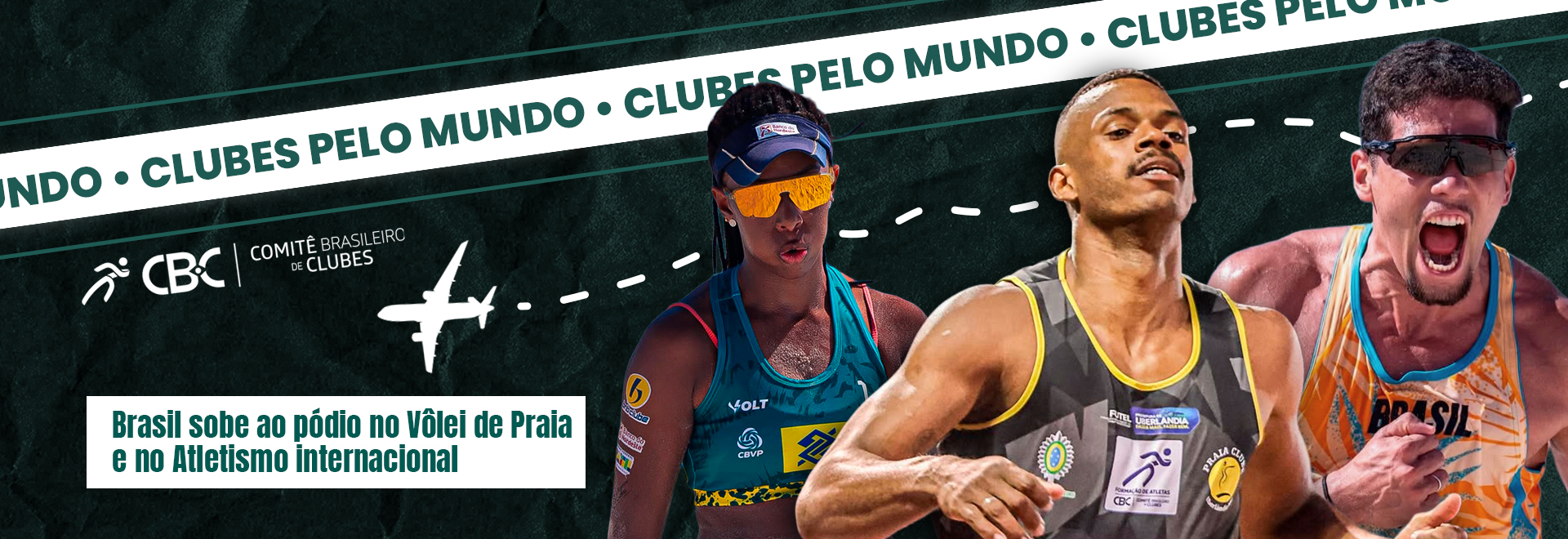 Clubes pelo Mundo: Brasil sobe ao pódio no Vôlei de Praia e no Atletismo internacional 