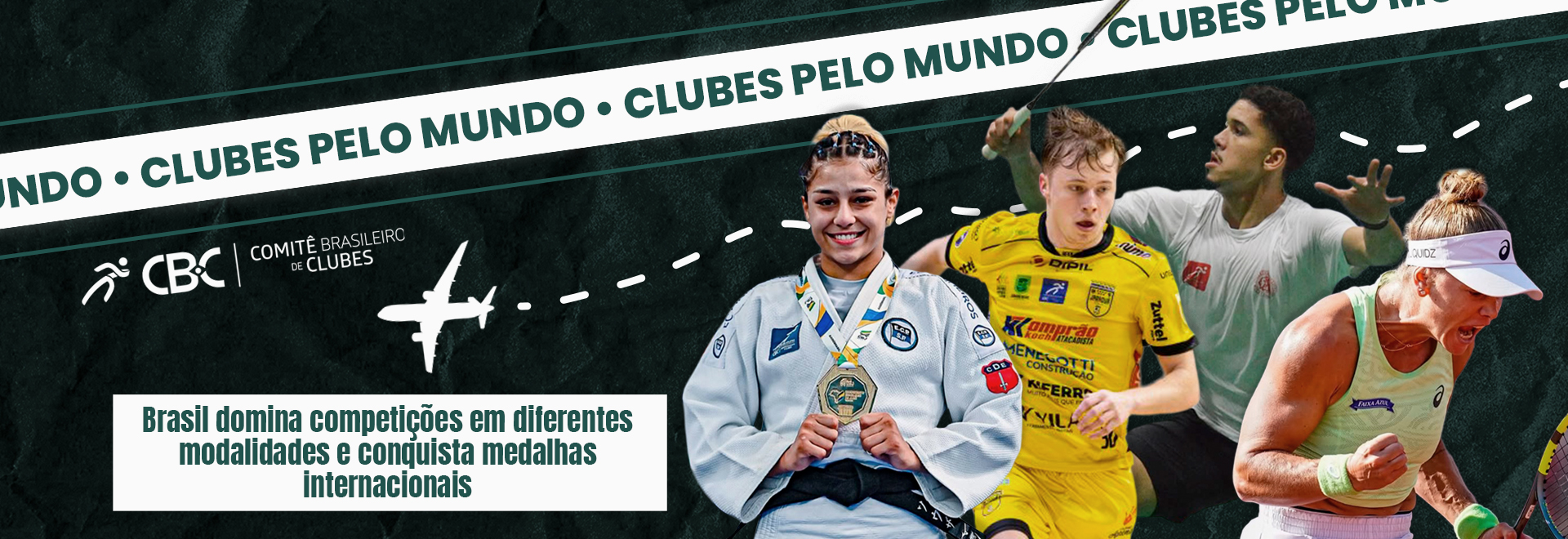 Brasil domina competições em diferentes modalidades e conquista medalhas internacionais