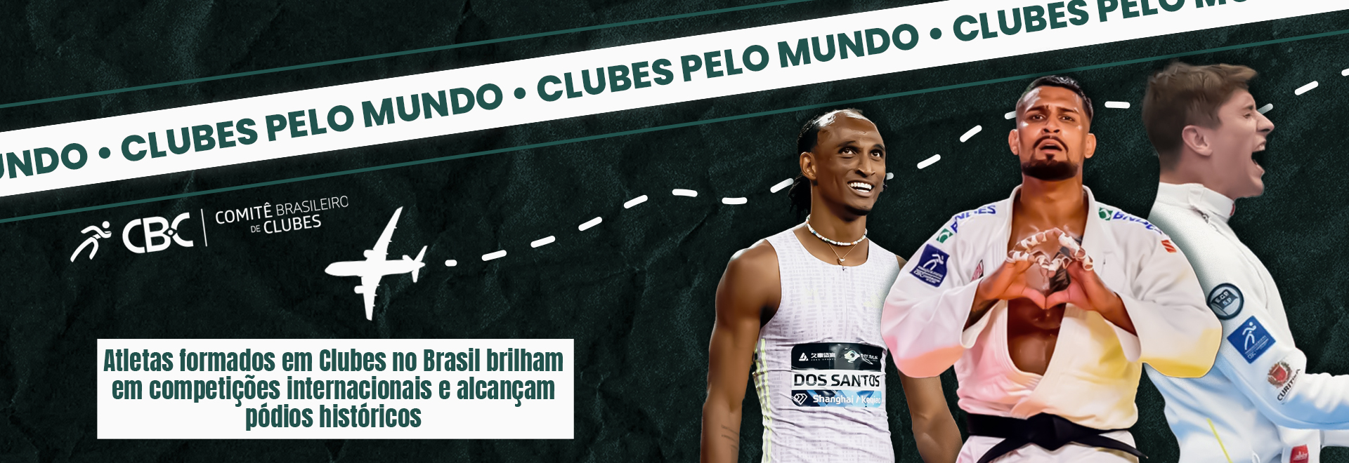 Atletas formados em Clubes no Brasil brilham em competições internacionais e alcançam pódios históricos 