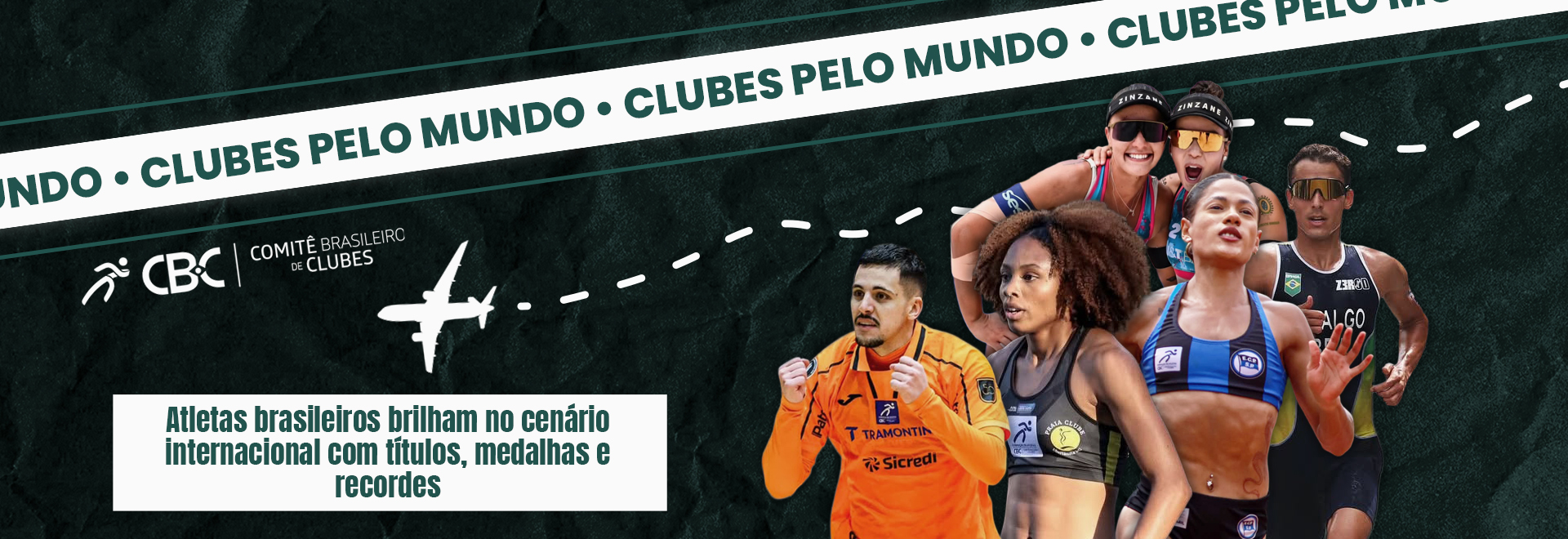 Clubes pelo Mundo: Atletas brasileiros brilham no cenário internacional com títulos, medalhas e recordes