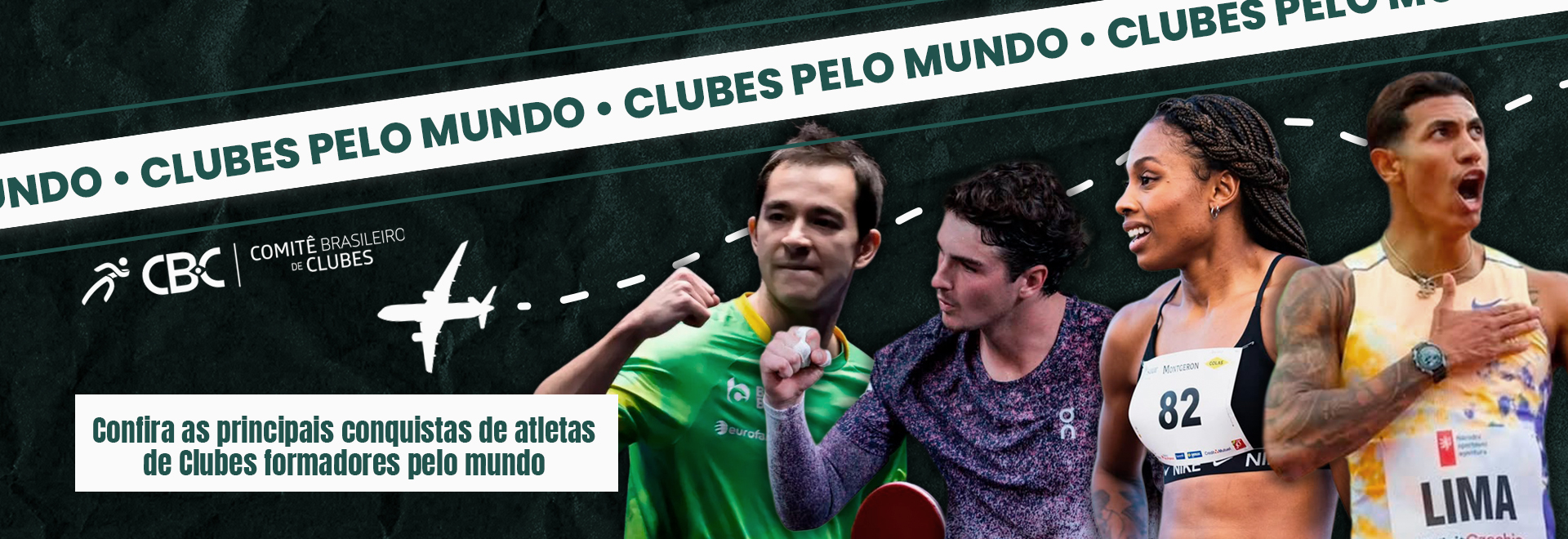Atletas de Clubes Formadores brasileiros conquistam medalhas e resultados expressivos em competições internacionais 