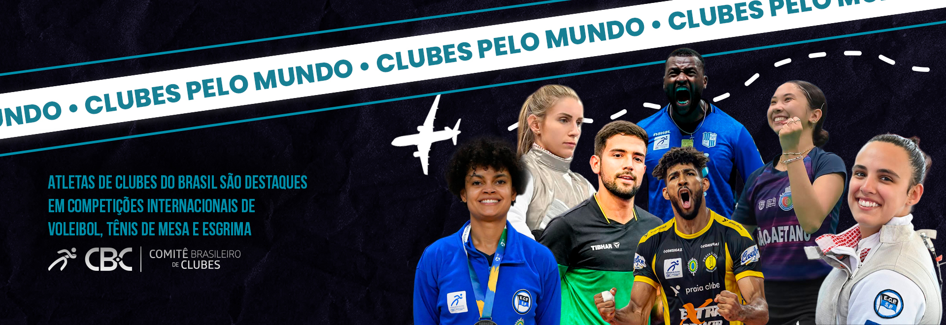 Clubes Pelo Mundo: Atletas de Clubes do Brasil são destaques em competições internacionais de Voleibol, Tênis de Mesa e Esgrima