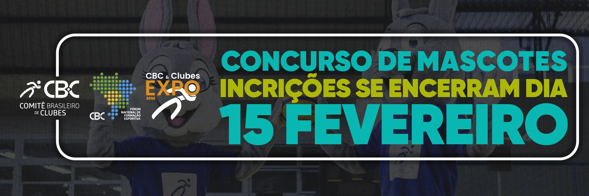 Inscrições para o Concurso de Mascotes dos Clubes se encerram dia 15 de fevereiro