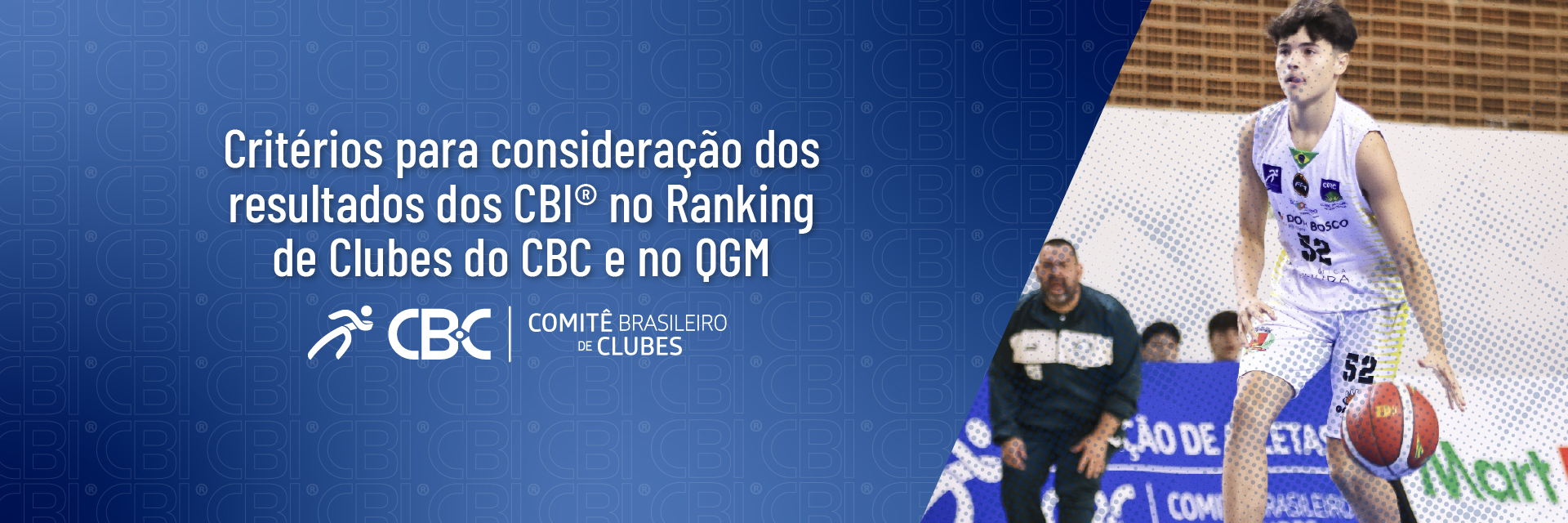 CBC atualiza critérios para resultados dos CBI® de 2026 serem refletidos no Ranking de Clubes e QGM