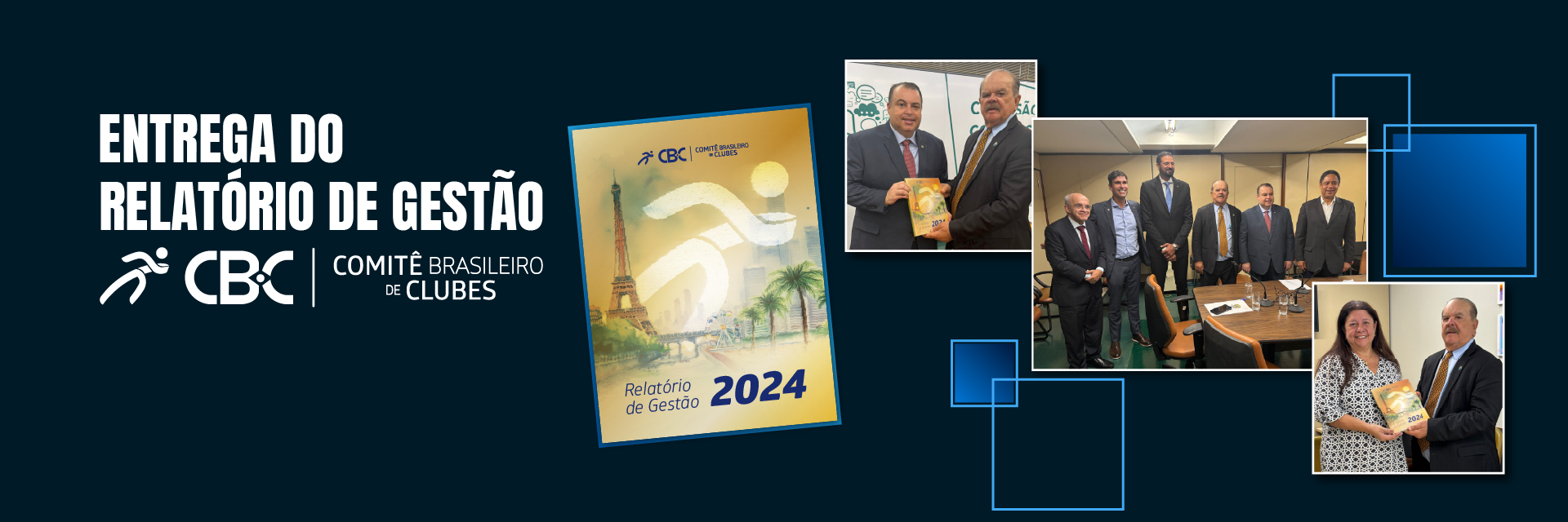 Presidente do CBC entrega Relatório de Gestão 2024 a parlamentares em Brasília 