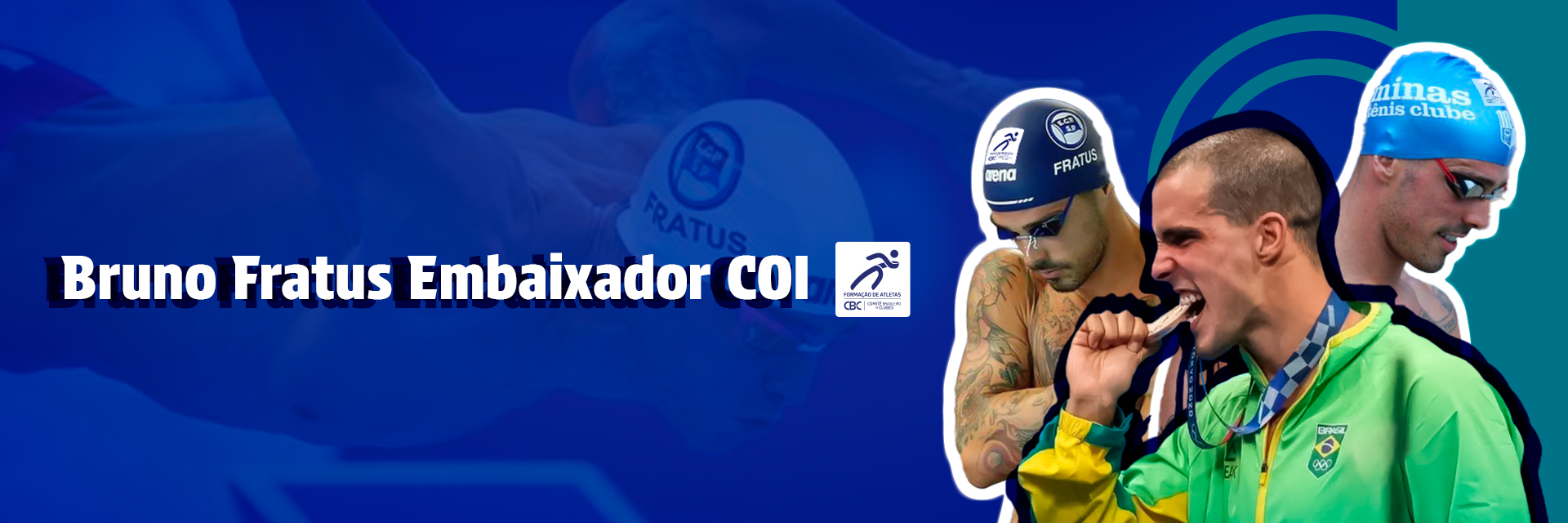 Bruno Fratus, atleta revelado por Clubes formadores, é nomeado Embaixador de Saúde Mental pelo COI