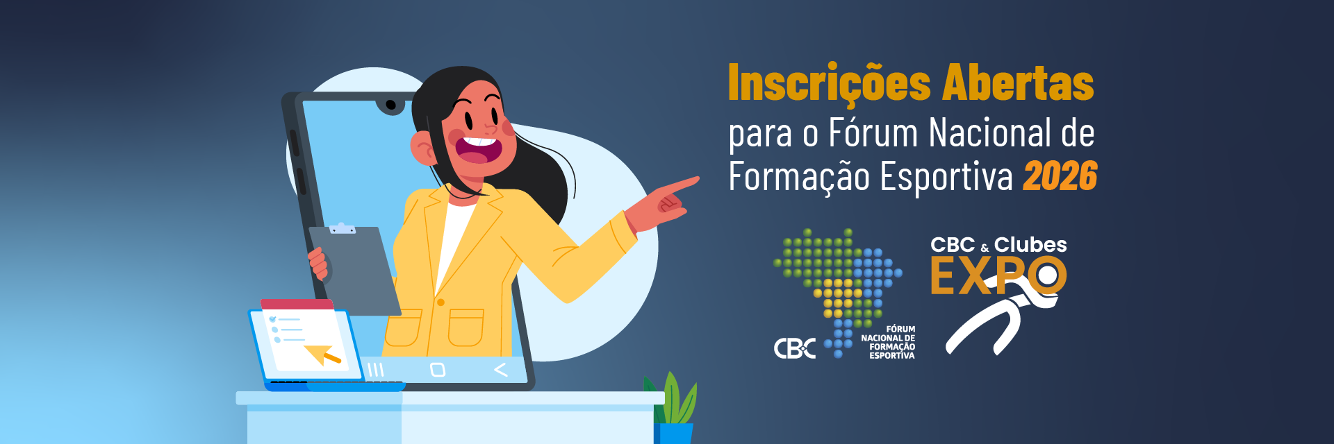 Inscrições Abertas para o Fórum Nacional de Formação Esportiva 2026
