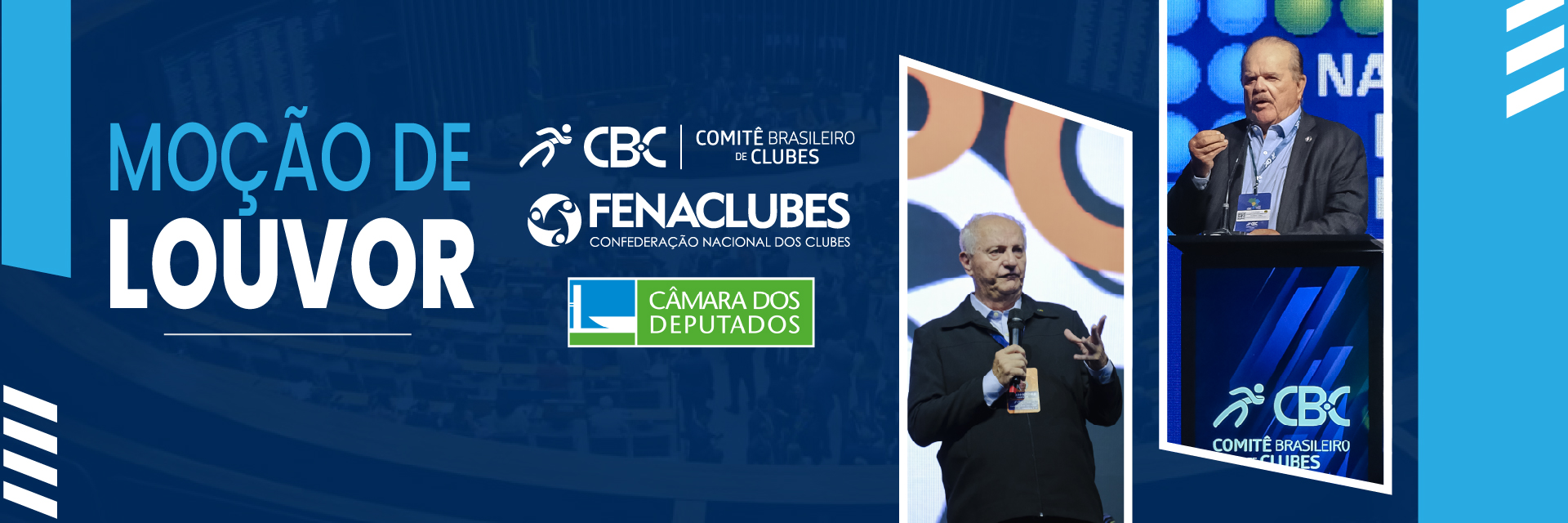 Lideranças do CBC recebem Moções de Louvor da Câmara dos Deputados