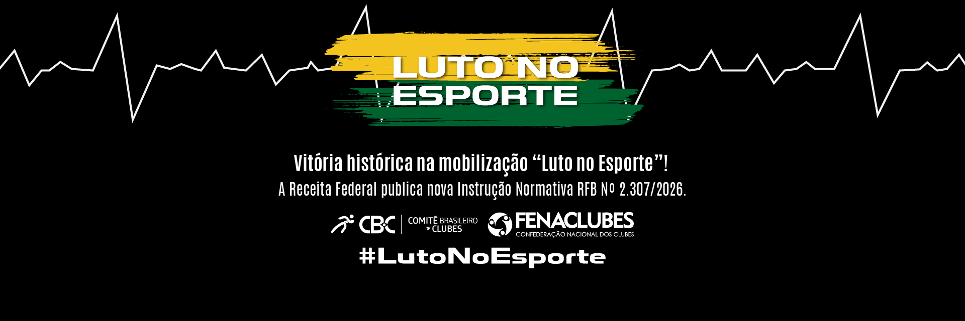 Vitória histórica na mobilização “Luto no Esporte”