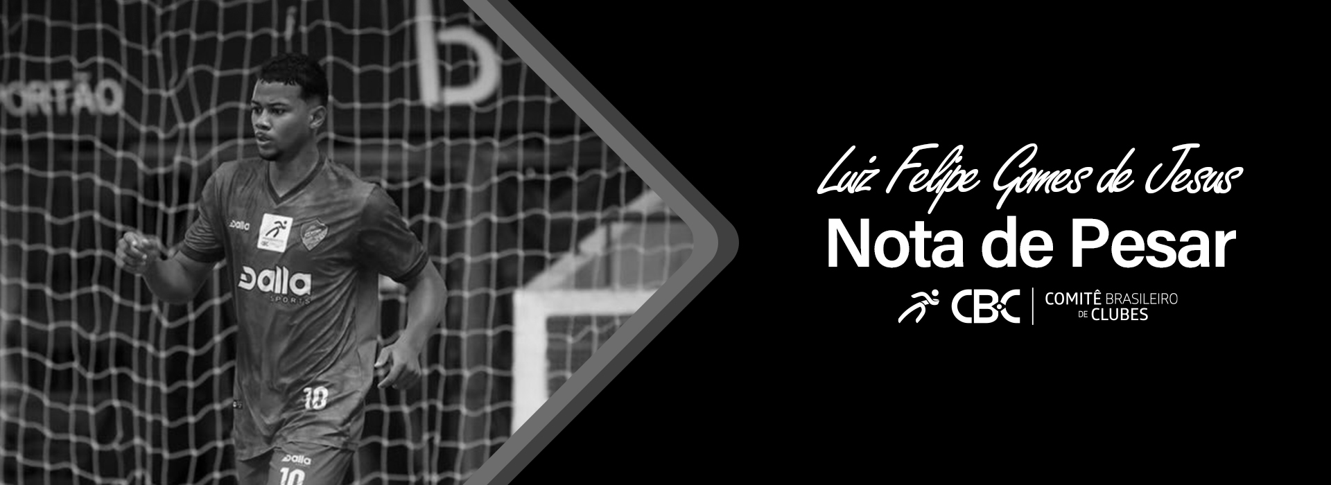 Nota de Pesar - Luiz Felipe Gomes de Jesus
