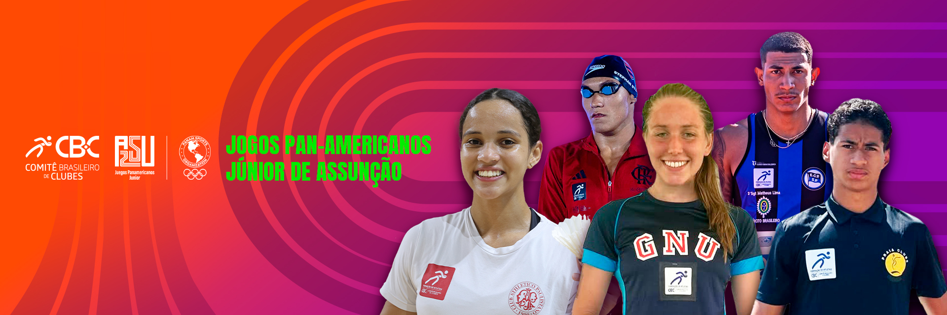 Clubes formam 97% dos atletas brasileiros nos Jogos Pan-Americanos Júnior de Assunção