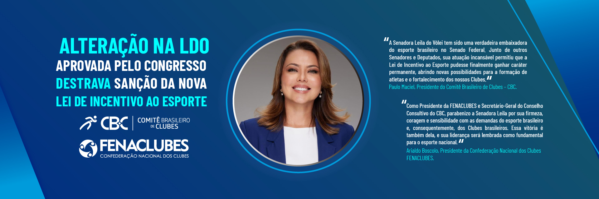 Alteração na LDO aprovada pelo Congresso destrava sanção da nova Lei de Incentivo ao Esporte