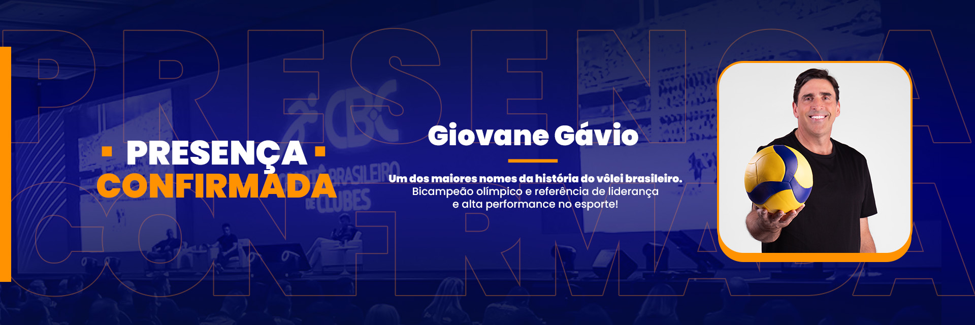 Giovane Gávio confirma presença no Fórum Nacional de Formação Esportiva e no CBC & Clubes EXPO 2026