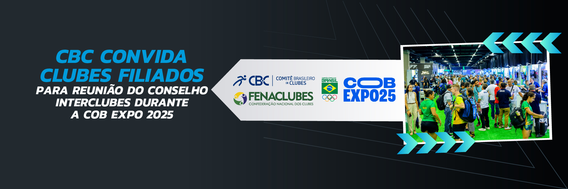 CBC convida Clubes Filiados para Reunião do Conselho Interclubes durante a COB EXPO 2025 