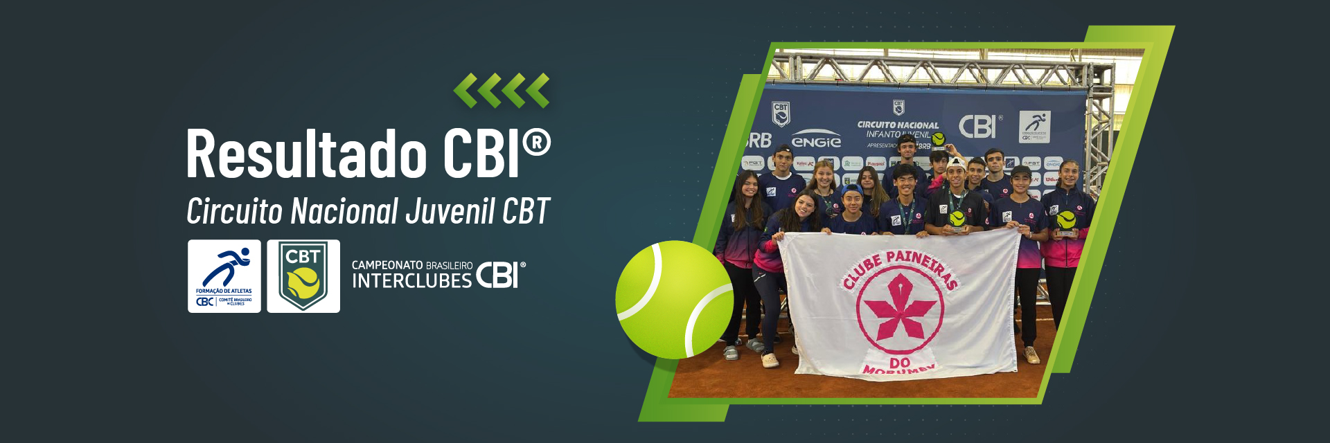 CBI® de Tênis segue revelando talentos pelo Brasil! 