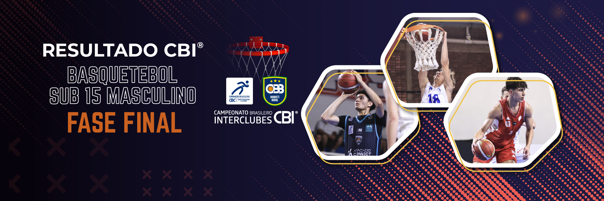 Resultado da fase final do CBI® de Basquetebol Sub 15 Masculino 