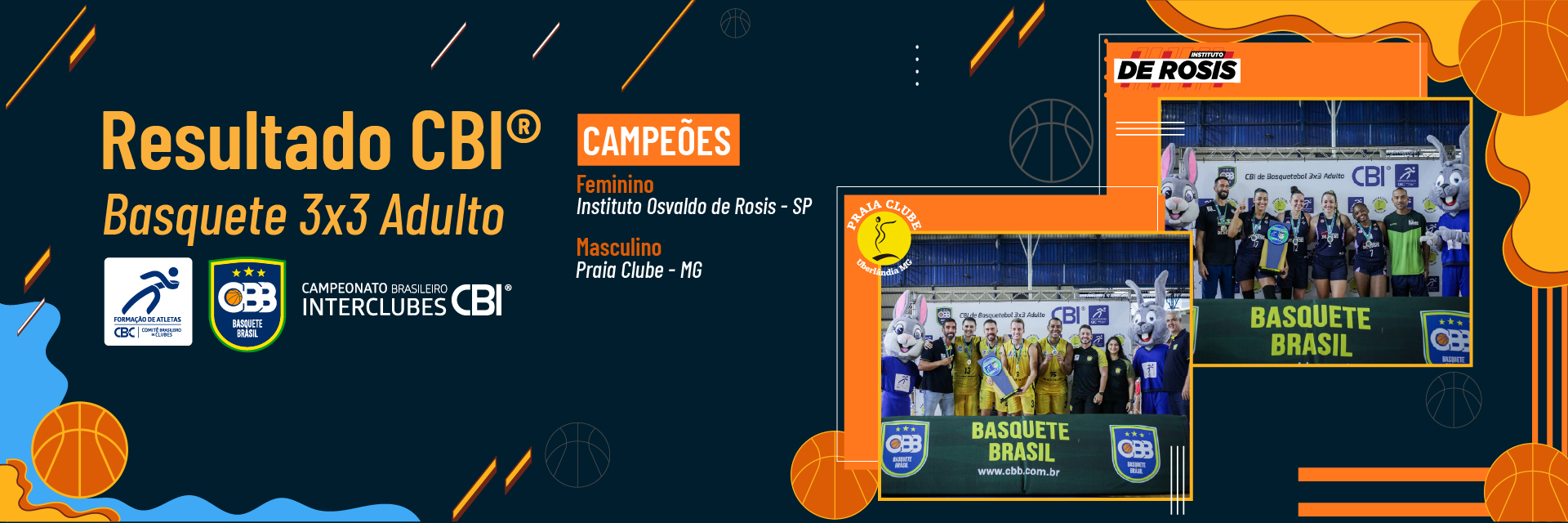 Resultado CBI® de Basquete 3x3 Adulto em Uberlândia/MG