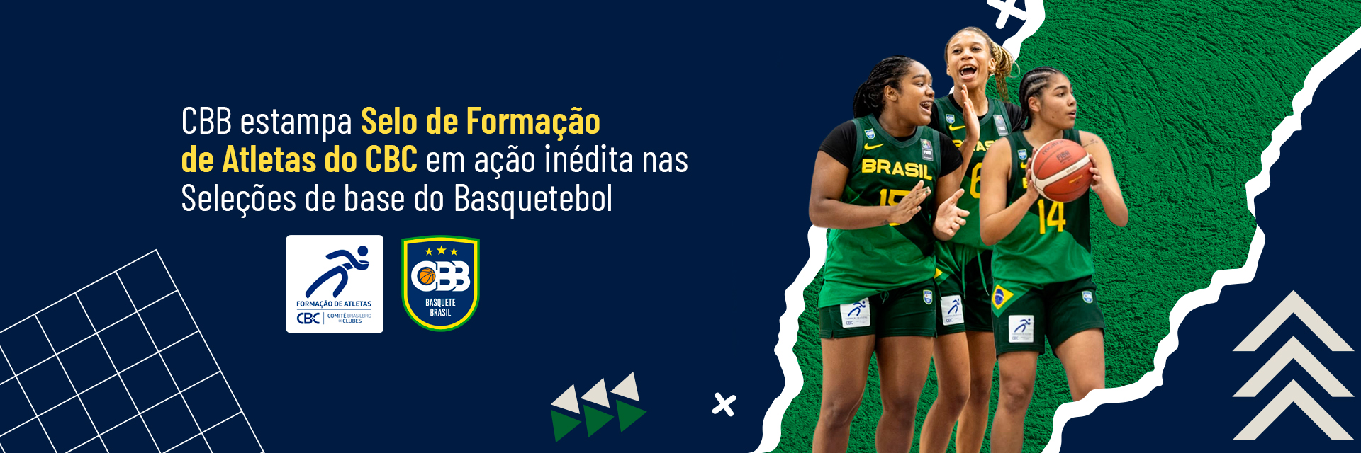 CBB estampa Selo de Formação de Atletas do CBC em ação inédita nas Seleções de base do Basquetebol