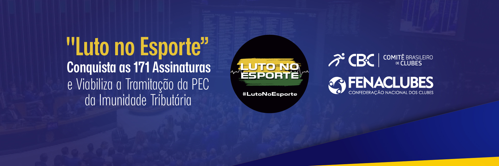 Mobilização "Luto no Esporte" Conquista as 171 Assinaturas