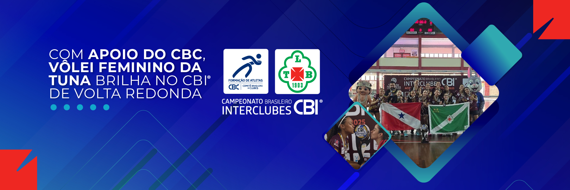 Tuna Luso Brasileira - PA celebra conquista inédita no CBI® de Voleibol Sub 17 feminino