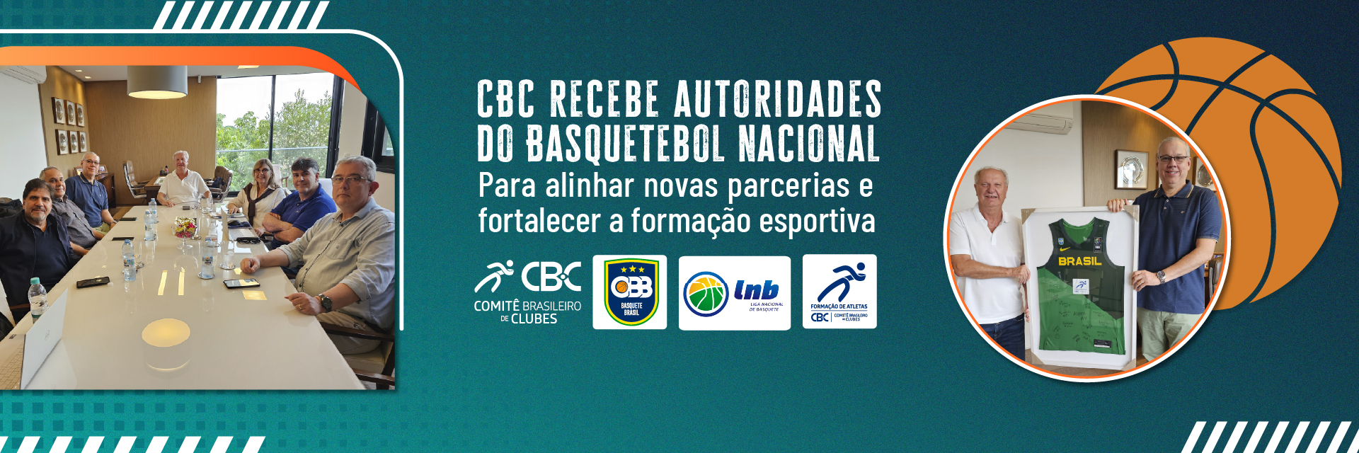 CBC recebe autoridades do Basquetebol nacional