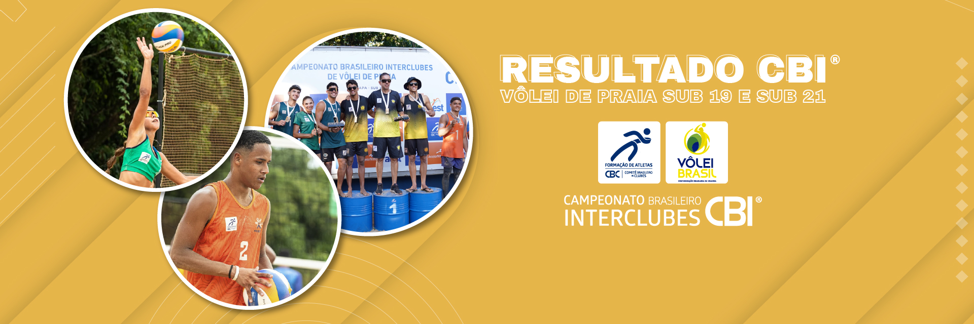 Resultado da 2ª Etapa dos CBI® de Vôlei de Praia Sub 19 e Sub 21
