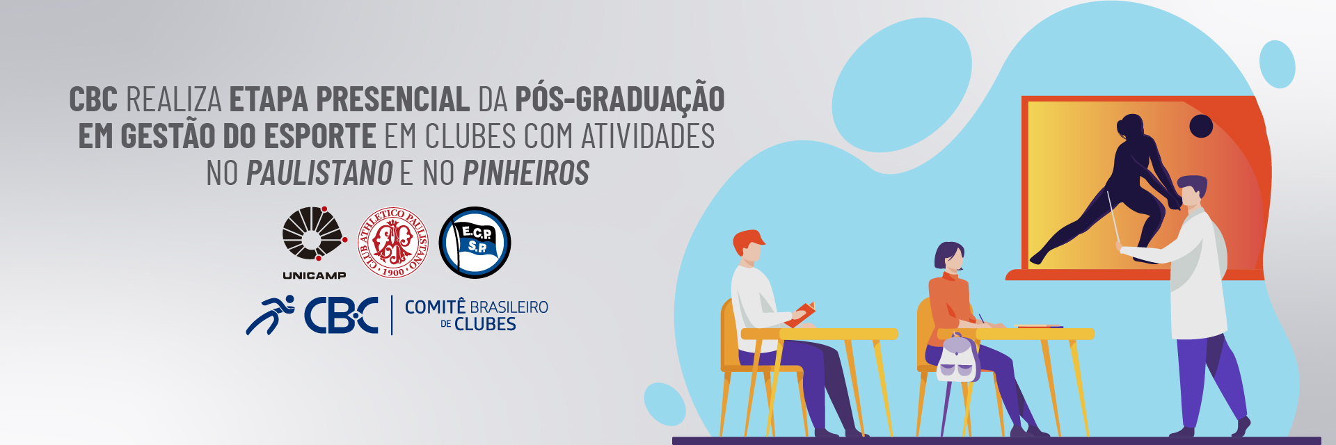 CBC realiza etapa presencial da Pós-Graduação em Gestão do Esporte em Clubes com atividades no Paulistano e no Pinheiros