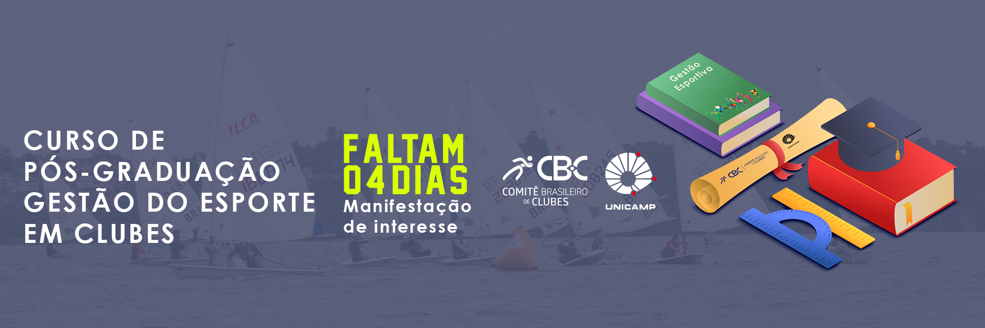 Pós-Graduação em Gestão do Esporte em Clubes - 2ª Turma | Faltam 5 dias para o término do período de manifestação de interesse